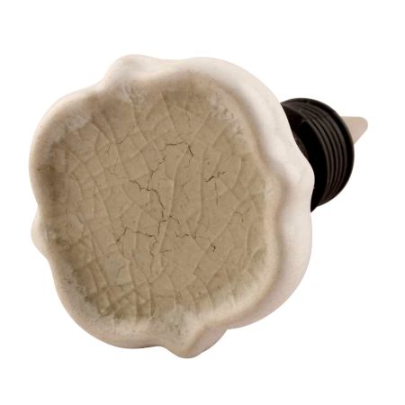 White Solid Ceramic Wine Stopper